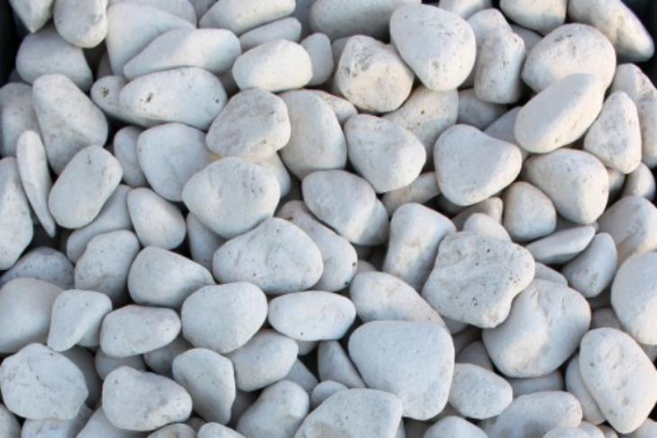 Белая галька галтовка (20-40 мм.)  купить в Астрахани от производителя, без посредников